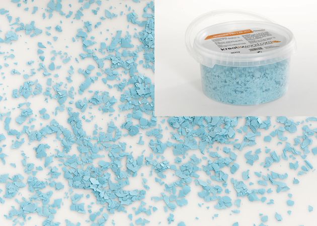 Granulat Hellblau