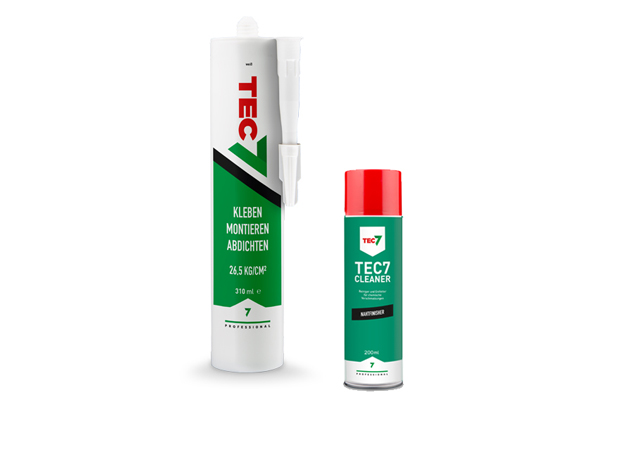 TEC7 Kleber weiß + Cleaner
