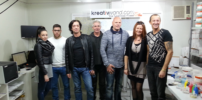 Demonstartion Kreativwand
